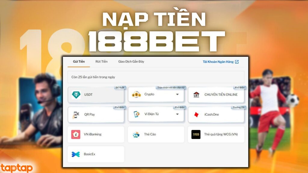 Nạp Tiền 188BET